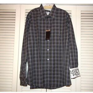 Zagiri American Band Plaid Sport Shirt Charcoal